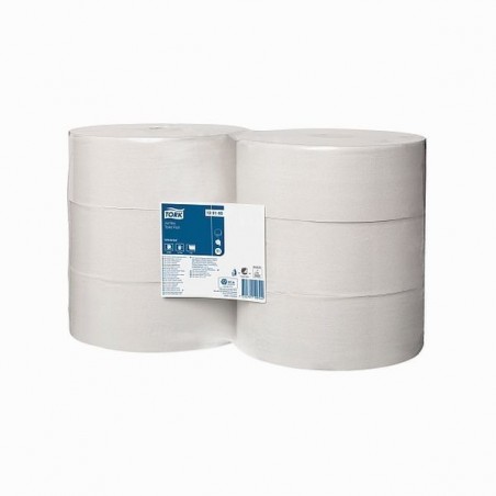 Papier toaletowy jumbo Tork T1, 1 warstwa, makulatura - 6 rolek