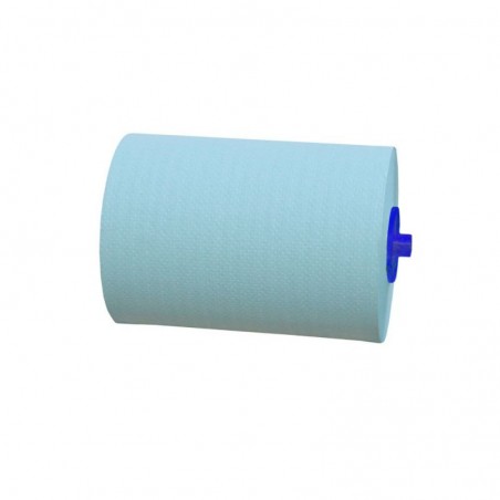 Ręcznik papierowy w roli z adaptorem Merida Economy Automatic Mini, 1 warstwa, 137 m, makulatura zielona - 11 rolek