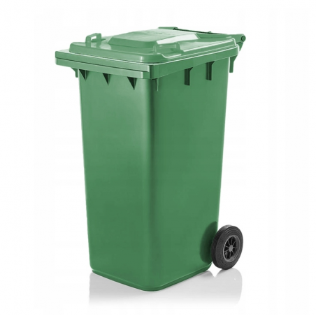 Pojemnik na odpady 240 litrów zielony