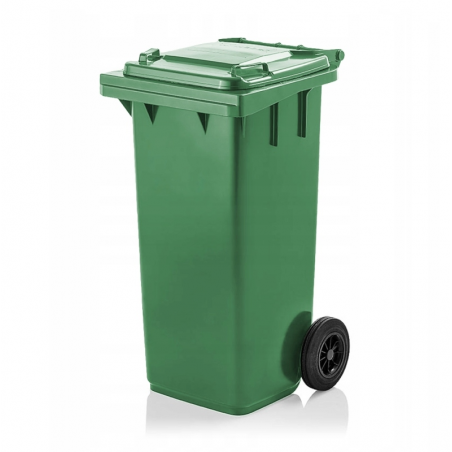 Pojemnik na odpady 120 litrów zielony