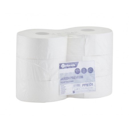 Papier toaletowy Merida Premium, 3 warstwy, celuloza 6 rolek