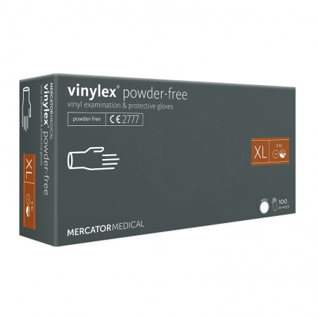 Rękawice vinylowe Mercator Vinylex Powder-free XL 100 szt