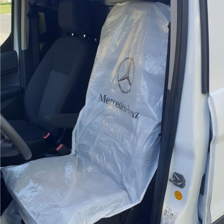 Pokrowce foliowe ochronne na fotele Mercedes - 500 szt na rolce
