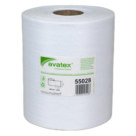 Czyściwo w roli Avatex 550, poliester i celuloza - 280 odcinków na rolce